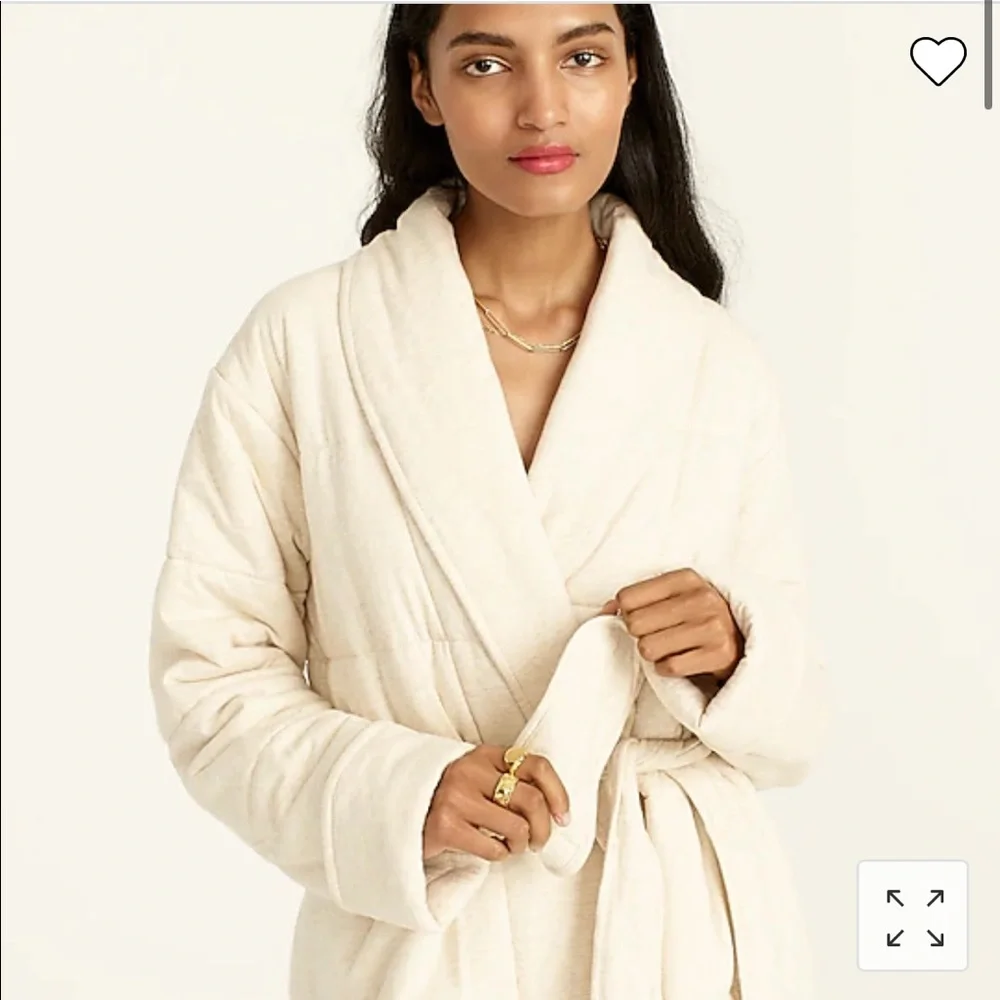 Skin X J.Crew quilted robe - Picture 3 of 8